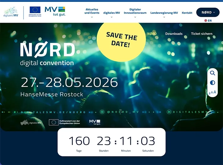 Digitales MV Website